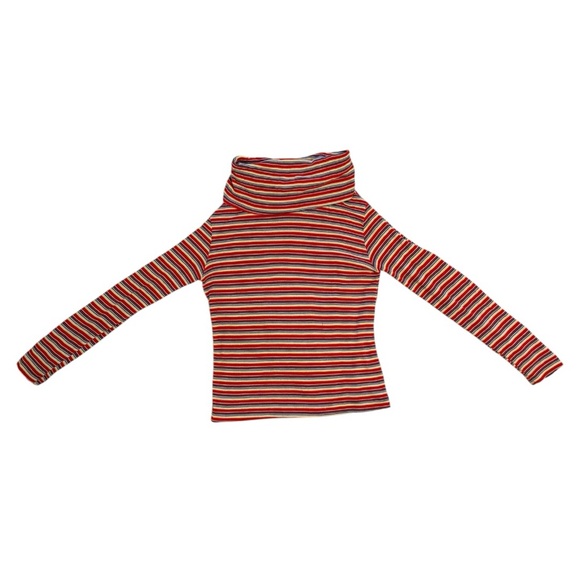 Primary Colors Mock Neck Top - Picture 2 of 8